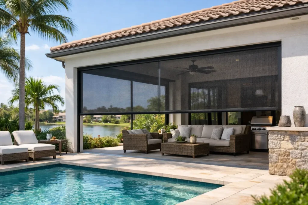 Motorized Patio Screens for Florida Homes