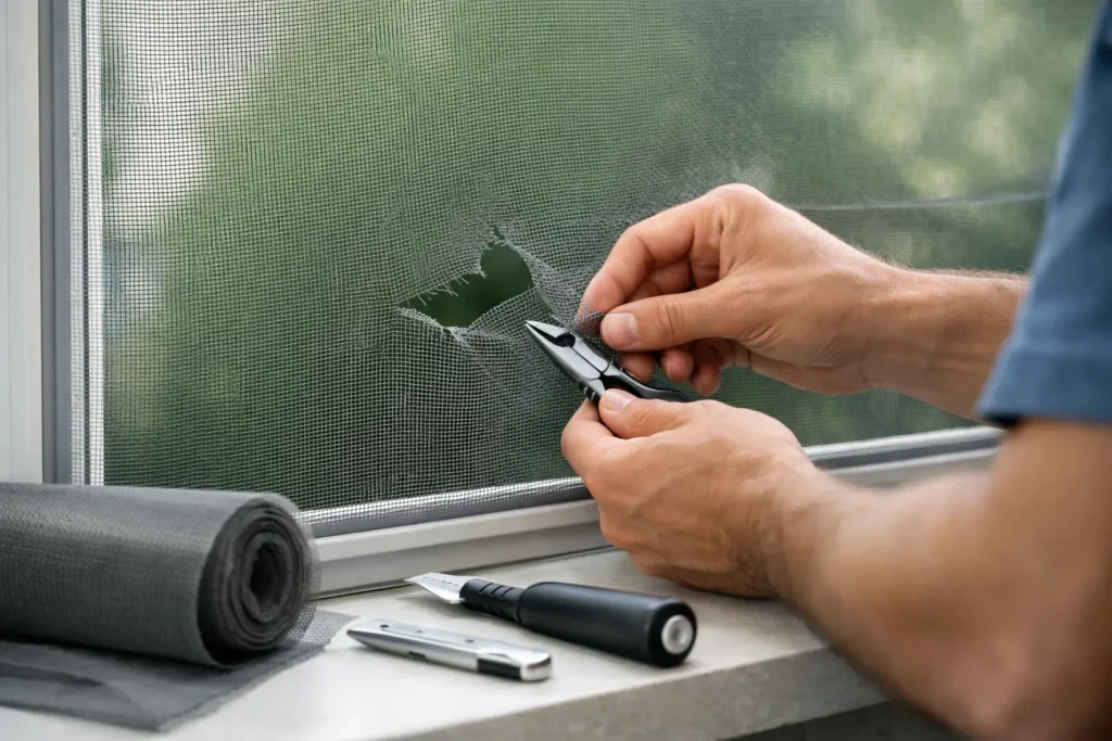 How to Repair Torn Window Screens Properly