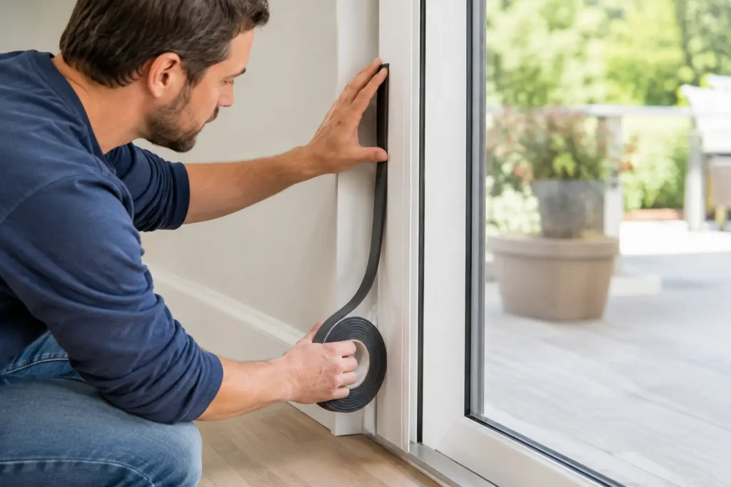 How to Seal Patio Door Gaps the Right Way