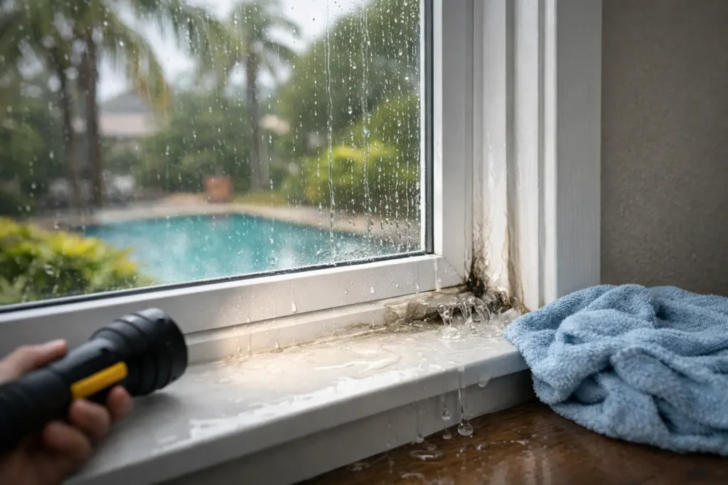Window Leak Causes in South Florida Homes