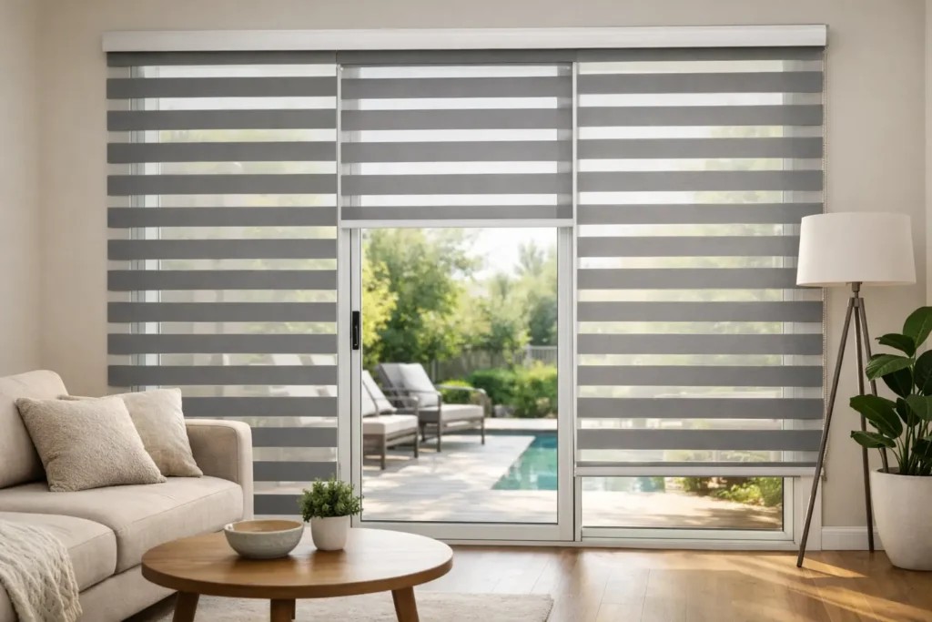 Zebra Blinds for Sliding Glass Doors That Work
